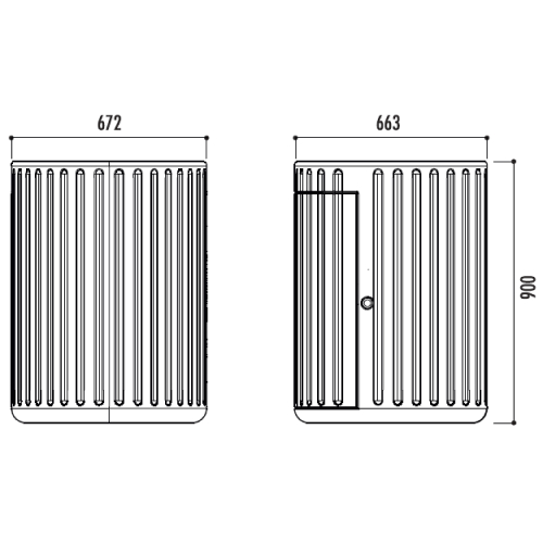 CORBEILLE DE TRI SÉLECTIF ROMAIN – Image 3