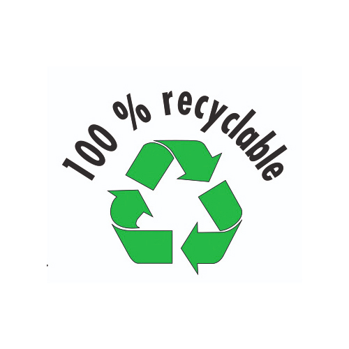 Pictogramme 100% recyclable